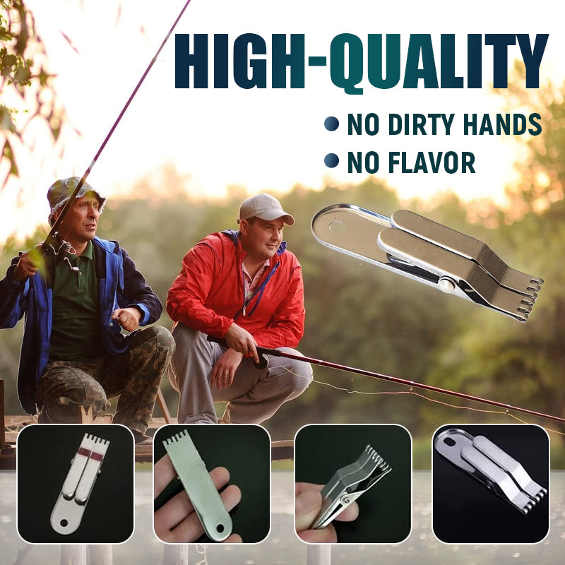 Earthworm Clip Fishing Tool No Messy Hands